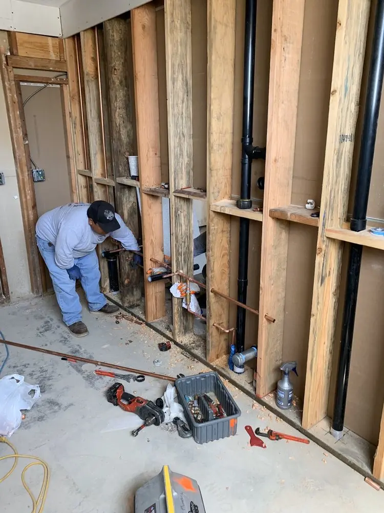 Commercial rough-in plumbing for Gas Line Repair in New Market View